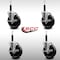 Service Caster 5'' SS Phenolic Swivel 3/4'' Expanding Stem Caster Set with Brake, 4PK SCC-SSEX20S514-PHS-TLB-34-4 - alternate 3